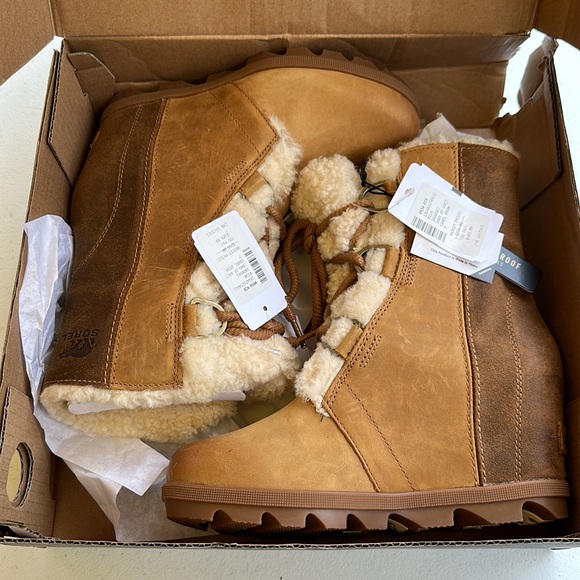 Sorrel Joan of Arctic Wedge II Shearling Size 7 - Picture 8 of 8